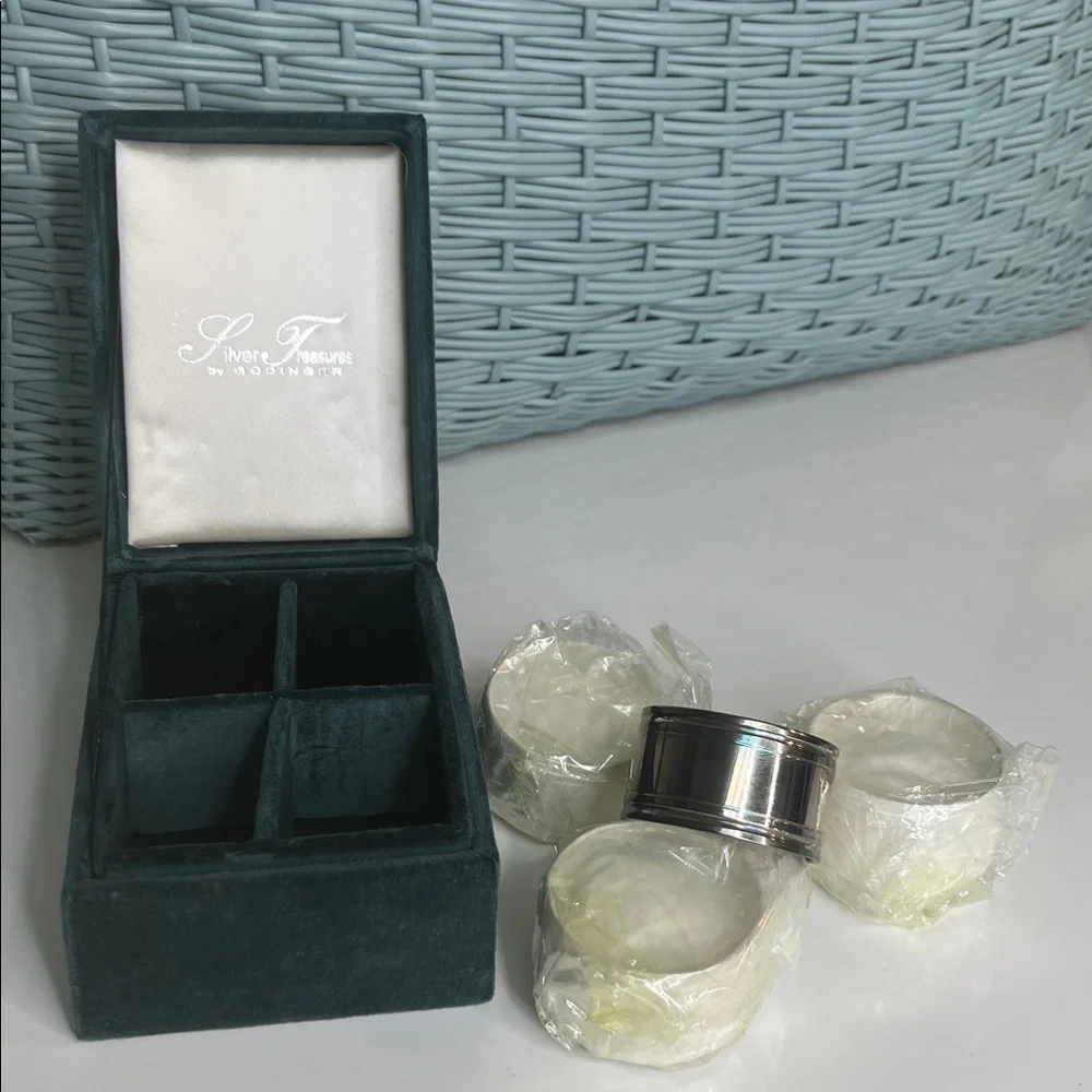 Silver Napkin Rings Silver Treasures by Godinger